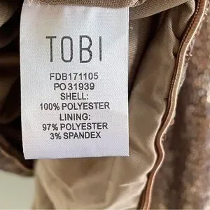 Tobi Dresses Tobi Paris Sequin Bodycon Mini Dress S Wrap Eras